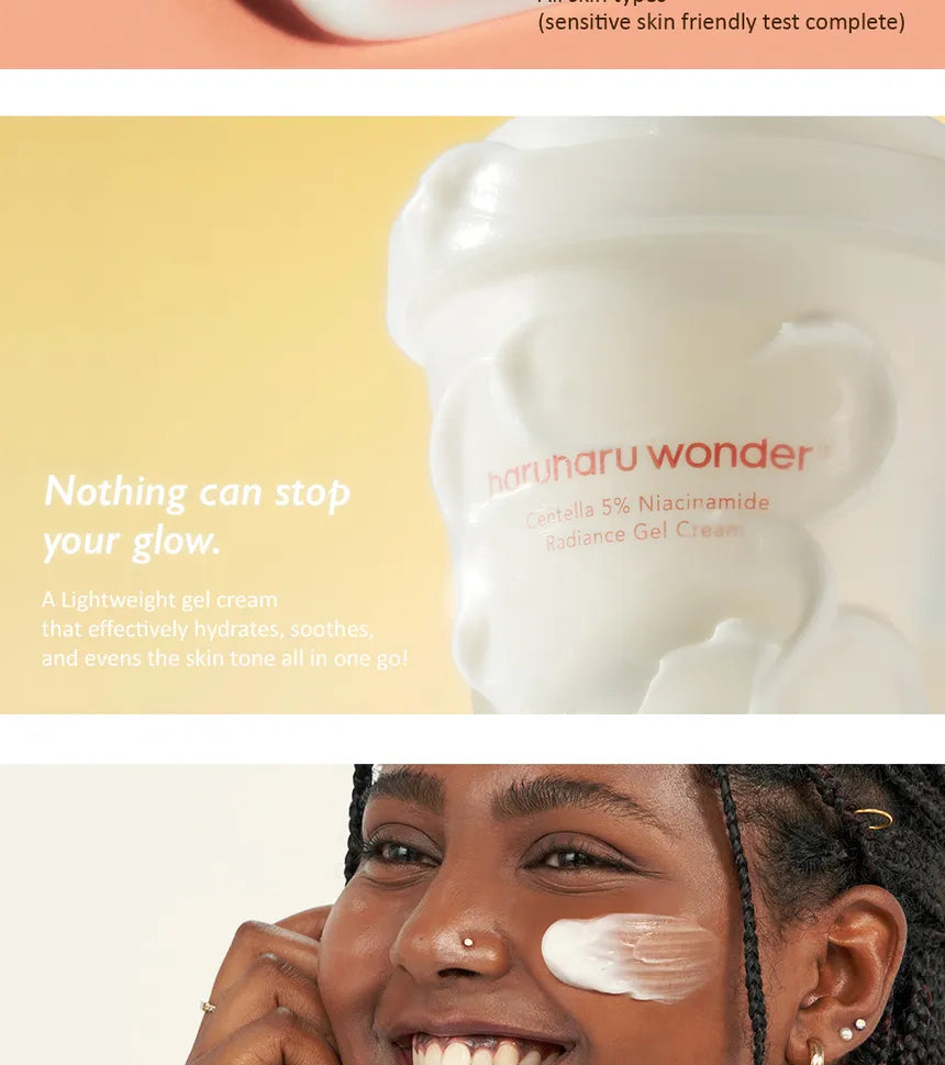 Haruharu Wonder Centella 5% Niacinamide Radiance Gel Cream 90gm