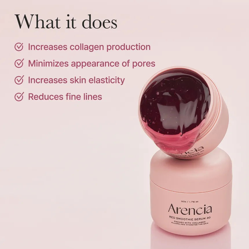 Arencia Red Smoothie Serum 30 Packed With Vitamins 50g