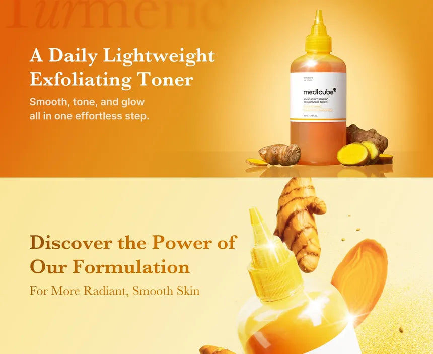Medicube Kojic Acid Turmeric Resurfacing Toner 250Ml