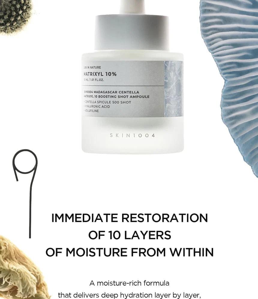 SKIN1004 Madagascar Centella Matrixyl 10% Boosting Shot Ampoule 30Ml